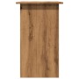 Escritorio de madera de ingeniería roble artisan 80x45x74 cm