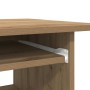 Escritorio de madera de ingeniería roble artisan 80x45x74 cm