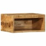 Muebles de TV de pared 2 uds madera maciza de mango rugosa