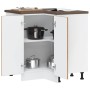 Mueble bajo esquina de cocina porto madera reconstituida