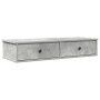 Estante de pared con cajones madera contrachapada gris hormigón