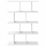 Estante cubo pared 12 compartimentos madera ingeniería blanco