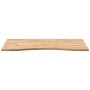 Tablero escritorio rectangular madera maciza roble sin tratar