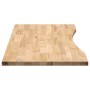 Tablero escritorio rectangular madera maciza roble sin tratar