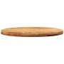 Tablero de mesa ovalado madera maciza de roble 80x40x4 cm