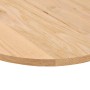 Tablero de mesa ovalado madera maciza de roble 140x60x2 cm