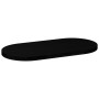 Tablero de mesa ovalado madera maciza de roble 100x50x4 cm