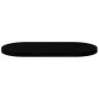 Tablero de mesa ovalado madera maciza de roble 100x50x4 cm