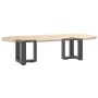 Patas de mesa de centro en forma de T 2 uds acero antracita