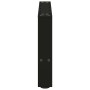 Patas para mesa de centro de acero negro 2 uds 30×50 cm