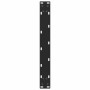 Patas para mesa de centro de acero negro 2 uds 30×50 cm