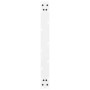 Patas para mesa de centro de acero blanco 2 uds 30×70 cm