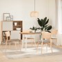 Patas para mesa de centro cónicas 4 uds acero blanco 72-73 cm