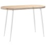 Patas para mesa de centro cónicas 4 uds acero blanco 72-73 cm