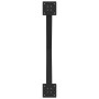 Patas para mesa de comedor en forma de X 2 uds acero negro