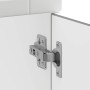 Mueble bajo de cocina Porto madera contrachapada blanca