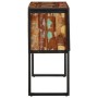 Mueble consola madera maciza reciclada multicolor 90x35x75 cm
