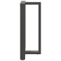 Patas de mesa bar forma T 2 uds acero antracita 60x35x(91-92)cm