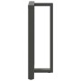 Patas mesa bar forma T 2 uds acero antracita 60x35x(101-102)cm