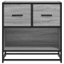 Mesita de noche sonoma gris 60x31x60 cm madera contrachapada