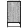 Mesita de noche sonoma gris 60x31x60 cm madera contrachapada