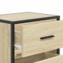 Mesitas de noche de pared 2 unidades roble Sonoma 40x31x39,5 cm