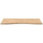 Tablero escritorio rectangular madera maciza roble sin tratar