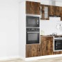 Armarios para horno 2 uds Porto roble ahumado madera ingeniería