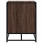 Banco zapatero madera de ingeniería roble marrón 100x40x53,5 cm