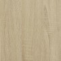 Banco zapatero madera de ingeniería roble sonoma 84x40x53,5 cm