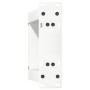 Patas de mesa de centro forma U 2uds acero blanco 30x(30-31) cm