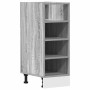 Armario bajo de madera de ingeniería gris sonoma 30x44,5x81,5cm