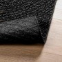Alfombra ZIZUR apariencia yute interior exterior antracita