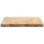 Encimera de cocina rectangular madera maciza roble