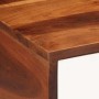 Mesa auxiliar madera maciza acacia 45x30x45 cm