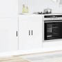 Mueble bajo de cocina Porto madera contrachapada blanca