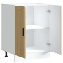 Mueble bajo de cocina porto roble sonoma madera reconstituida