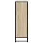 Armario de libros contrachapada color roble 65,5x33x107,5 cm