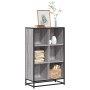 Estantería madera de ingeniería gris sonoma 65,5x33x107,5 cm