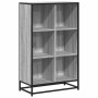 Estantería madera de ingeniería gris sonoma 65,5x33x107,5 cm