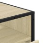 Cajonera de madera contrachapada color roble sonoma 70x41x70 cm
