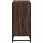 Estantería madera de ingeniería color marrón roble 80x35x76 cm