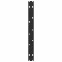 Patas de mesa de centro forma U 2uds acero negro 70x(42-43) cm