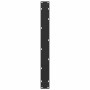 Patas para mesa centro forma U 3 uds acero negro 90x(72-73) cm
