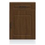 Mueble bajo de cocina Kalmar madera de ingeniería roble marrón