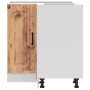 Mueble bajo esquinero cocina Kalmar madera antigua ingeniería