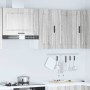 Armario de pared de cocina Porto gris sonoma madera ingeniería