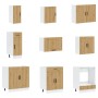 Mueble de cocina Porto 14 piezas artesanal roble