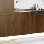 Mueble bajo para fregadero Kalmar roble marrón 60x46x81,5 cm