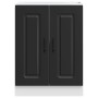 Mueble bajo para fregadero Kalmar negro 60x46x81,5 cm